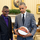 “Now, this, my friend, is a basketball.” April 29, 2015
White House Photo by Pete Souza